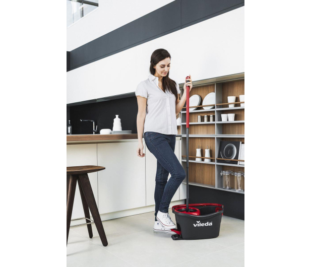 VILEDA Easy Wring and Clean Turbo mop obrotowy okragly - 388761 - zdjęcie 6